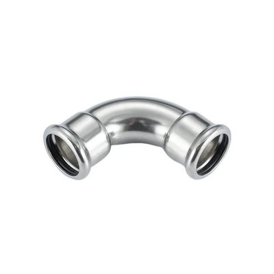 Good price 316L 304L 304M Профиль нержавеющей стали прессовые трубы фитинги 45 градусов локоть DVGW W534 онлайн